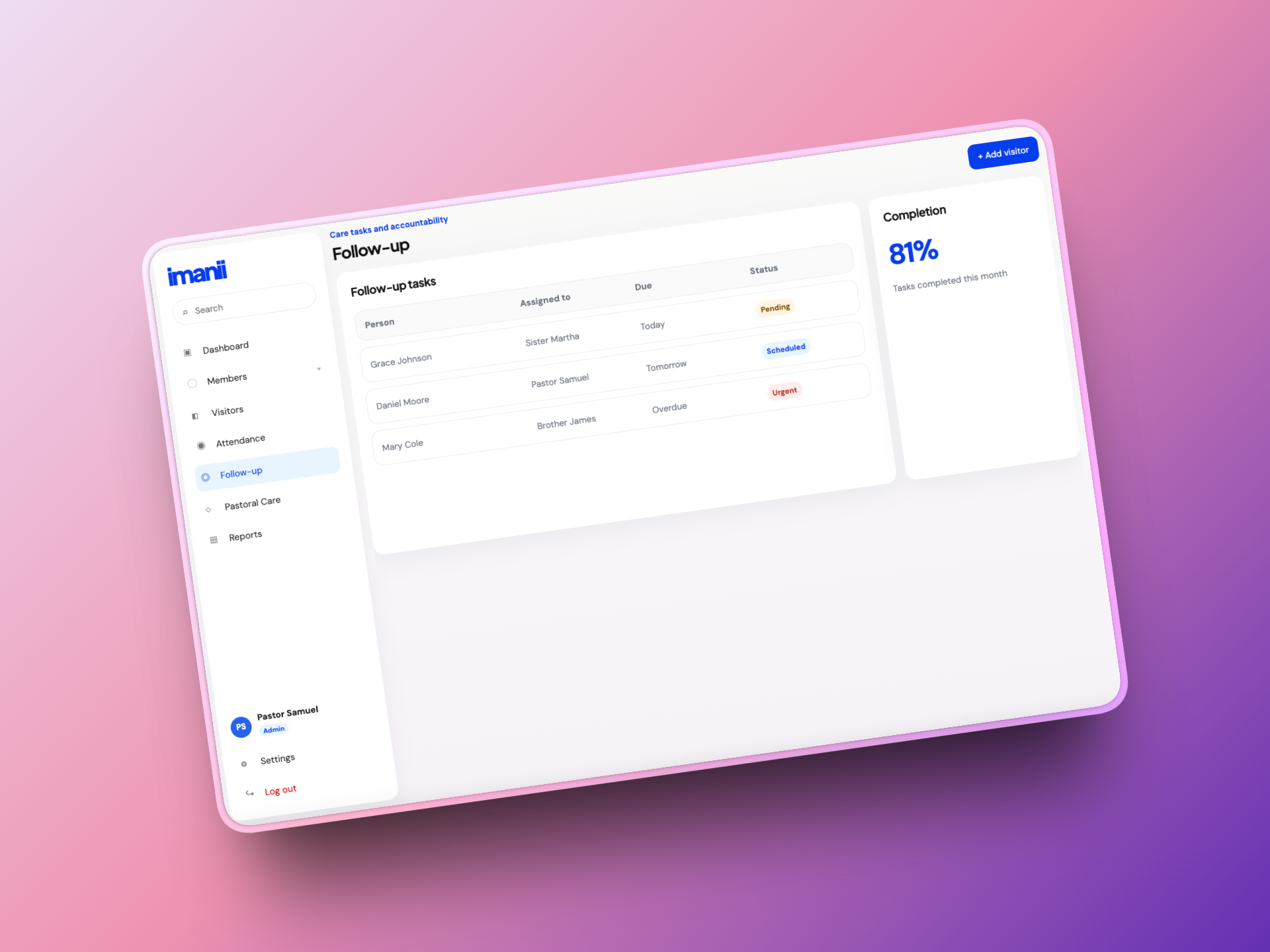 Follow-ups & Care preview 1